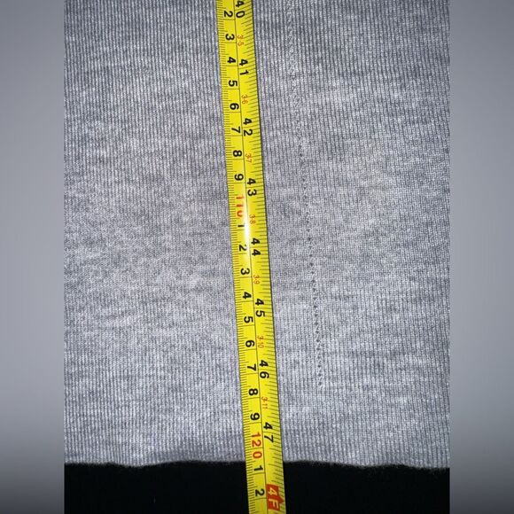 Athleta River Rib Gray Merino Wool Sweater Dress Size Small NWOT - Picture 8 of 9